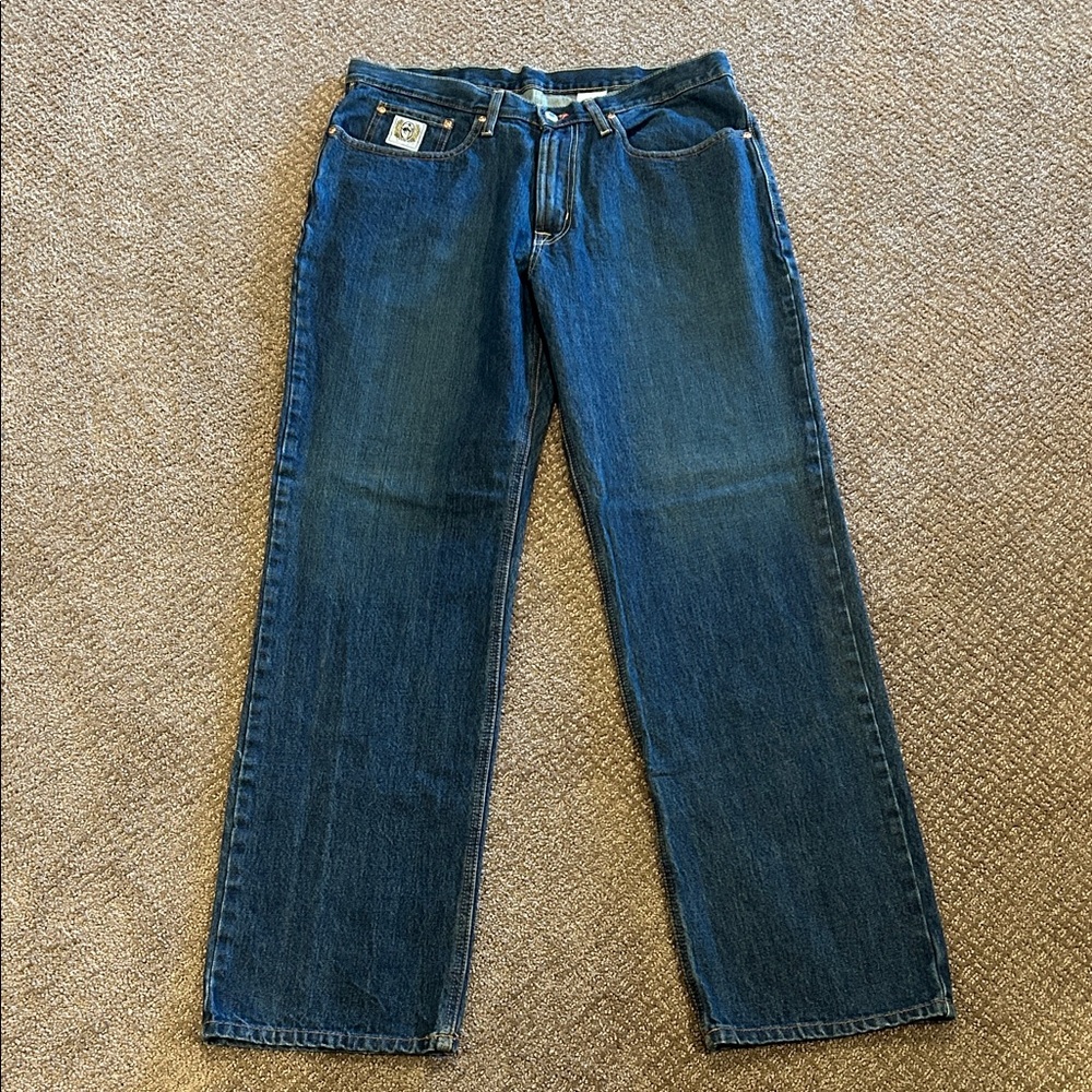 Cinch Men's Deep Blue Bootcut Jeans